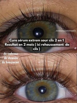 Cure sérum extrem sour cils 2 en 1 Resultat en 1 mois et demi – 1