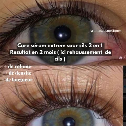 Cosmetic Aromas 18 2-in-1 Extreme Eyebrow and Eyelash Serum Treatment - Results in 1.5 Months - 1